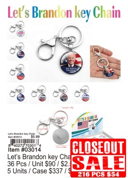 Lets Brandon Keychain
